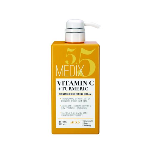 MEDIX 5.5 Vitamin C Cream Face Lotion & Body Lotion Moisturizer | 15 Fl Oz 444ml
